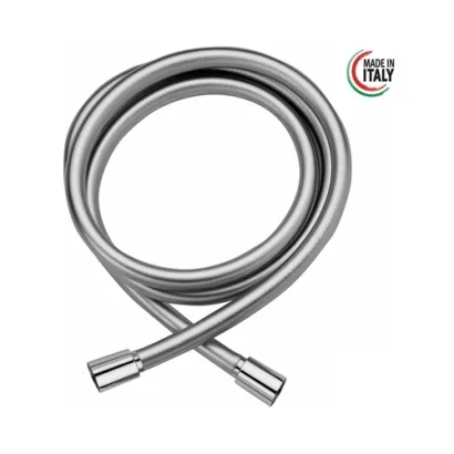 Tubo Flessibile doccia in PVC antitorsione con attacco conico F/F da 1/2"
