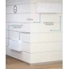 Ventilconvettore Olimpia Splendid modello Bi 2 Wall con spessore da 12.9 a 15 cm per installazioni a parete alta
