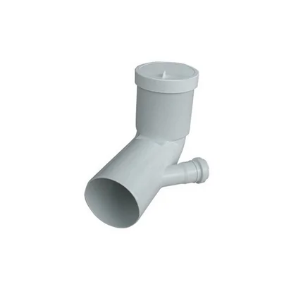 Curva WC prolungata con attacco a sinistra (SX) completa di guarnizione e tappo