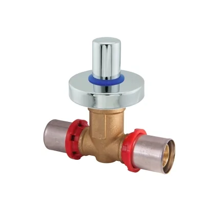 Valvola a Vitone da Incasso con Tappo e Rosone